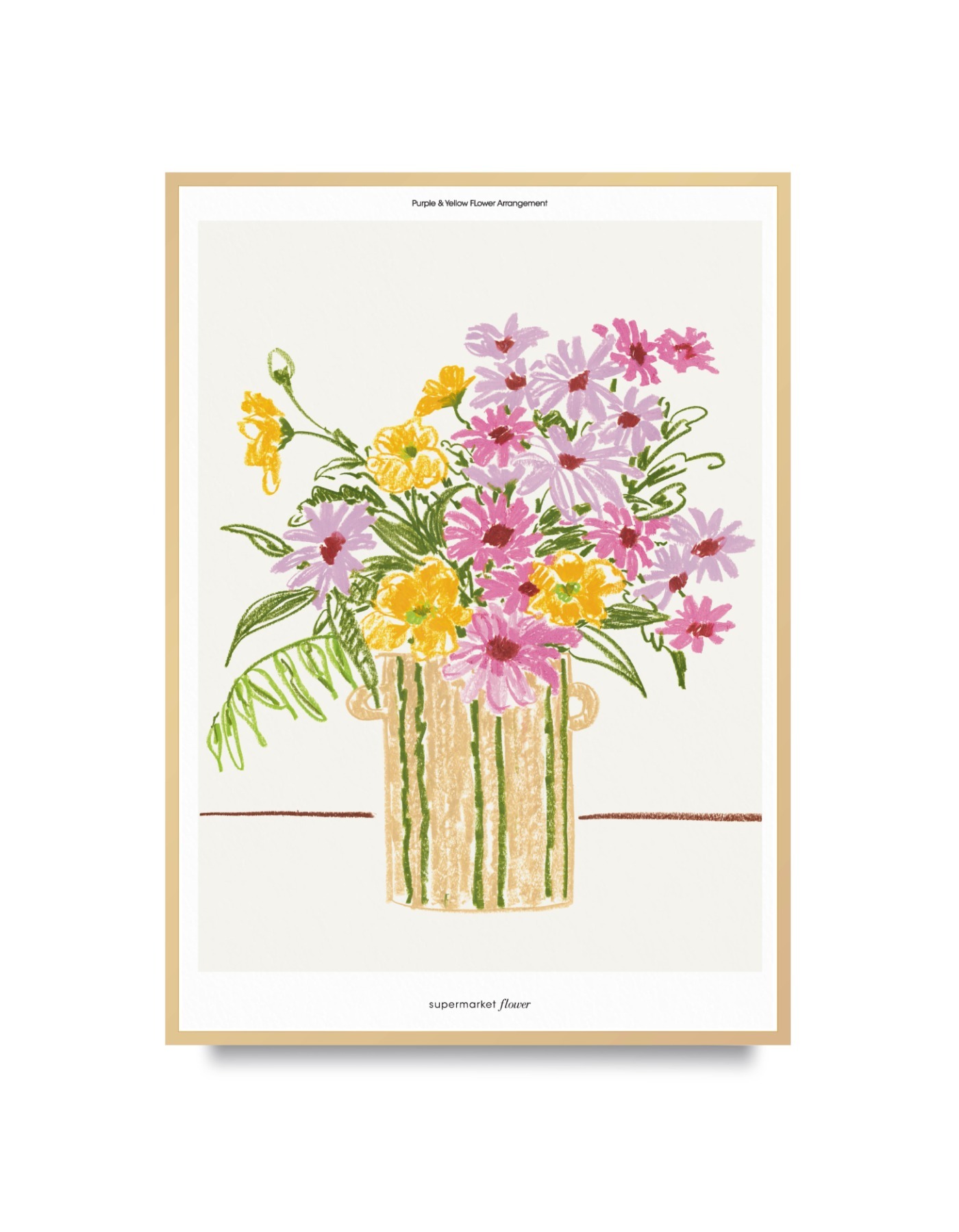 [포스터] Flower Posters 퍼플옐로우